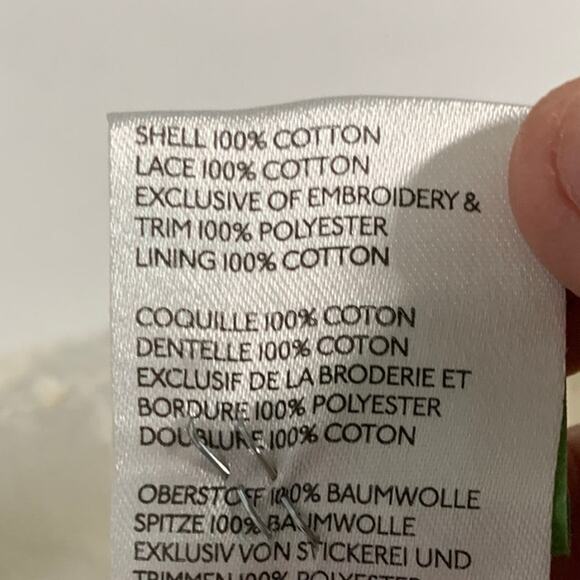 Free People 0 Ivory Isabella Mini Dress Ruffle Swing Long Sleeve Feminine - Picture 10 of 11